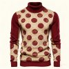 Men's Turtleneck Knit Sweater - Winter Fashion Long Sleeve
